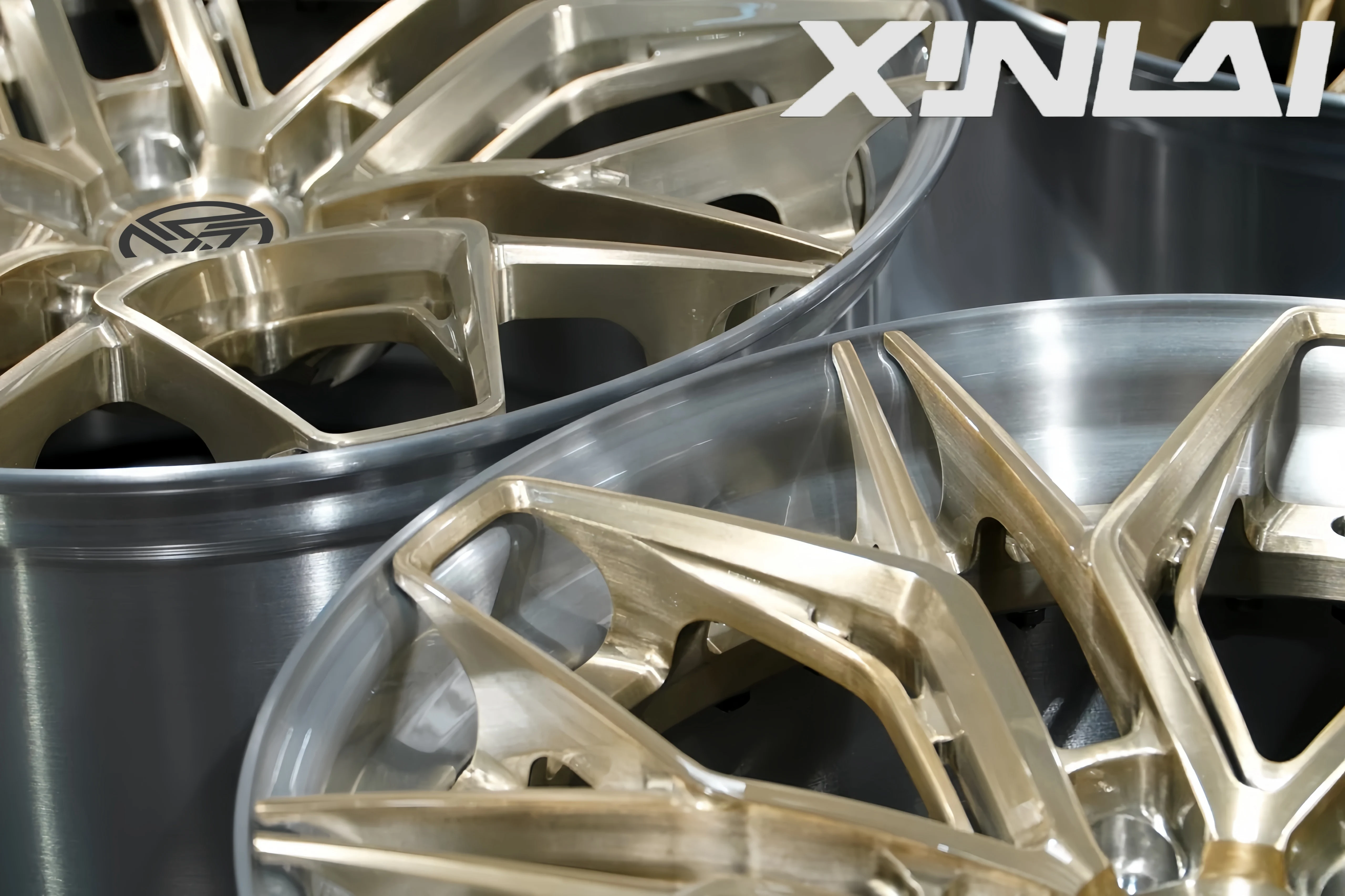 XINLAI Custom Sale Polished Deep Concave Deep Lip 2-piece 5x120 5x112 5x114.3 17-22 Inch Forged Wheels Aluminum Alloy for BMW - Image 5