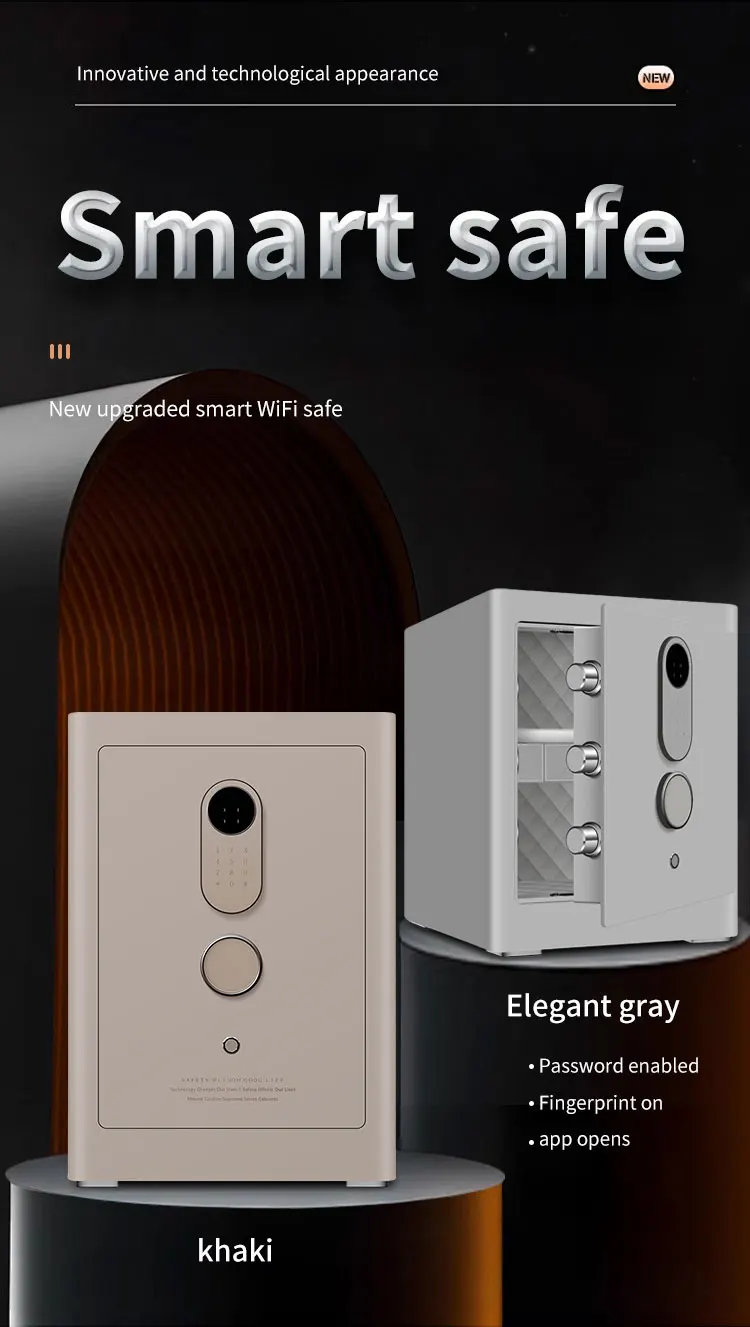 CEQSAFE Digital Home Safe with Programmable Keypad Anti-Theft Safe for Cash and Documents Storage details