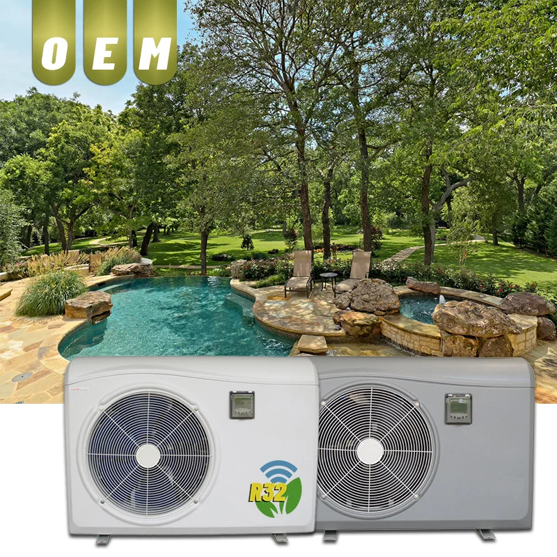 ホワイト Wifi機能付きスイミングプールスパインバーターシステムヒーターチラー用oem Odm空気から水へのヒートポンプ Buy Oem