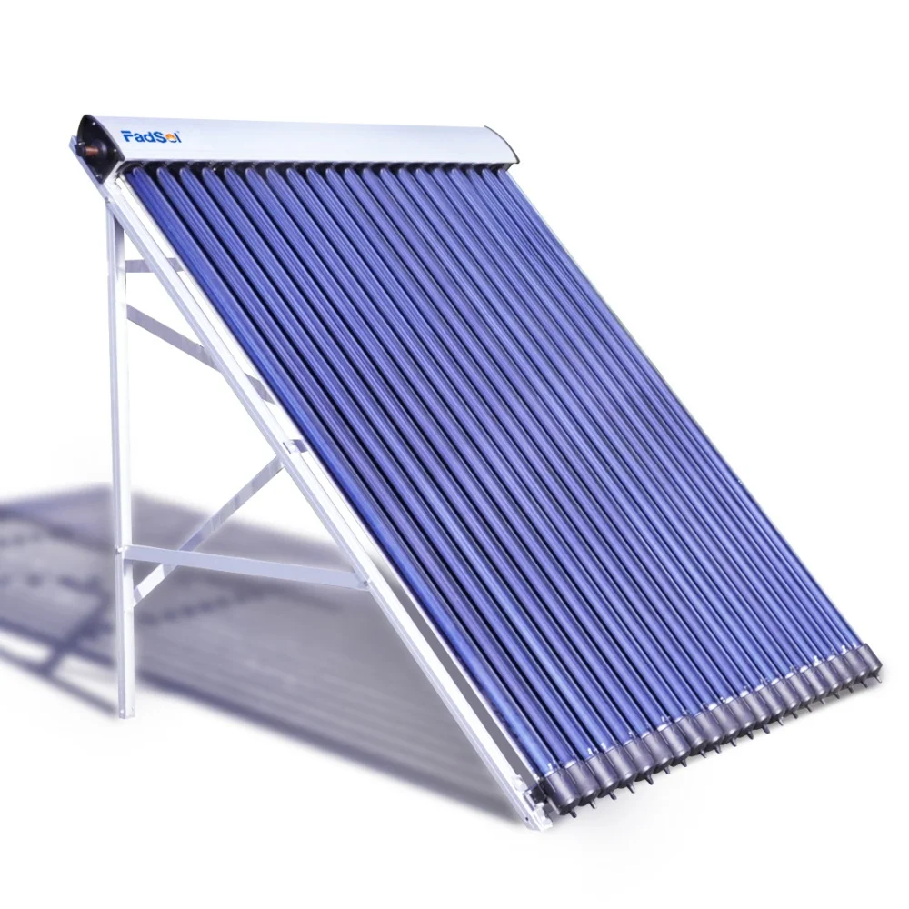 20 Tubes Solar Collector Manufacture Solar Thermal Collectors Solar Keymark Heat Pipe Vacuum Glass Solar Heater Collector