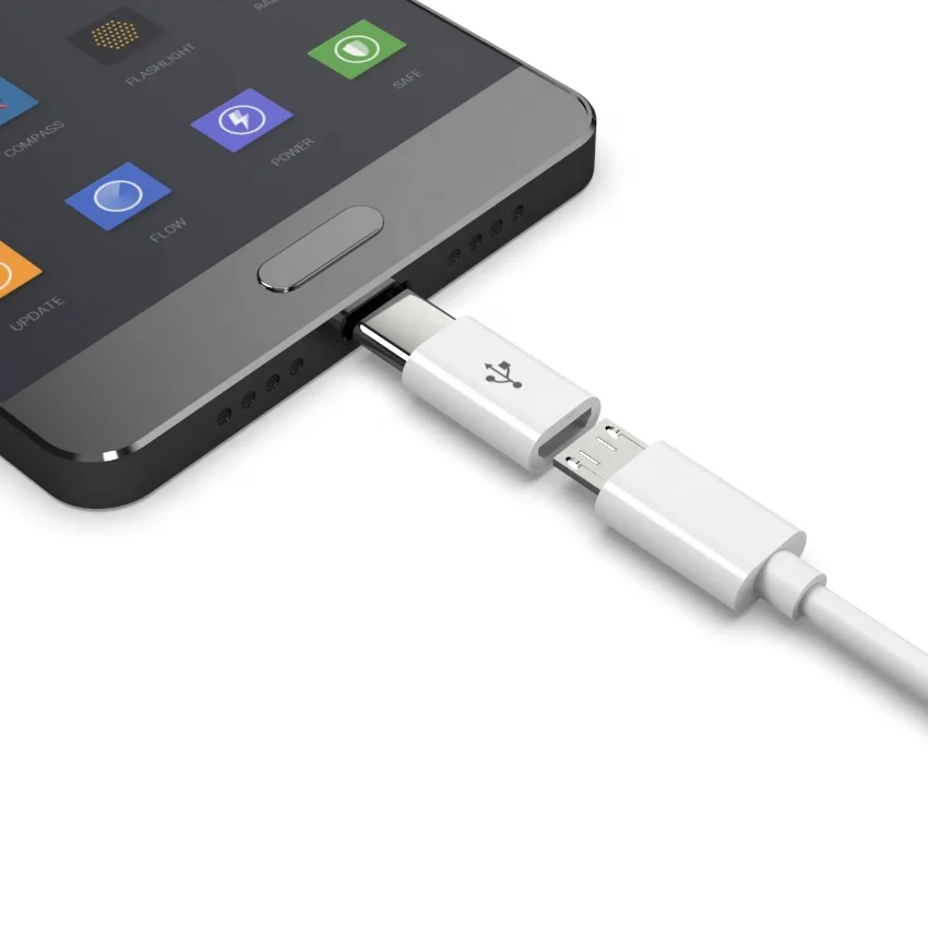 Portable USB Type C to Micro USB Adapter for Mobiles
