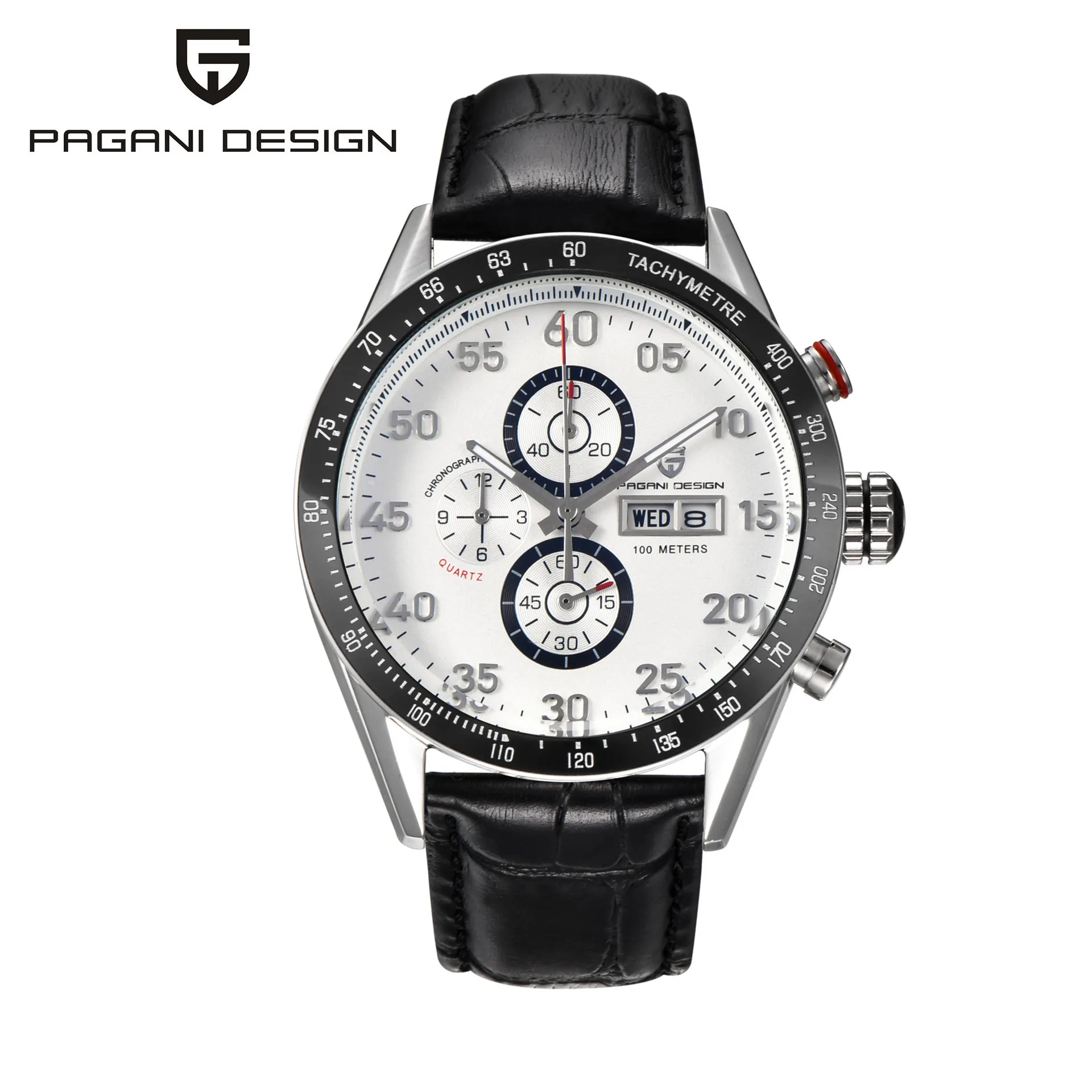 Pagani Design — Montre À Quartz En Cuir Authentique Cx2513,Design  Chinois,Simple Avec Bracelet En Cuir,3  Cadrans,Chronographe,Business,Nouvelle Collection - Buy Pagani Design  Cx2513 Mode Chine Homme Montre À Quartz Authentique Bracelet En Cuir