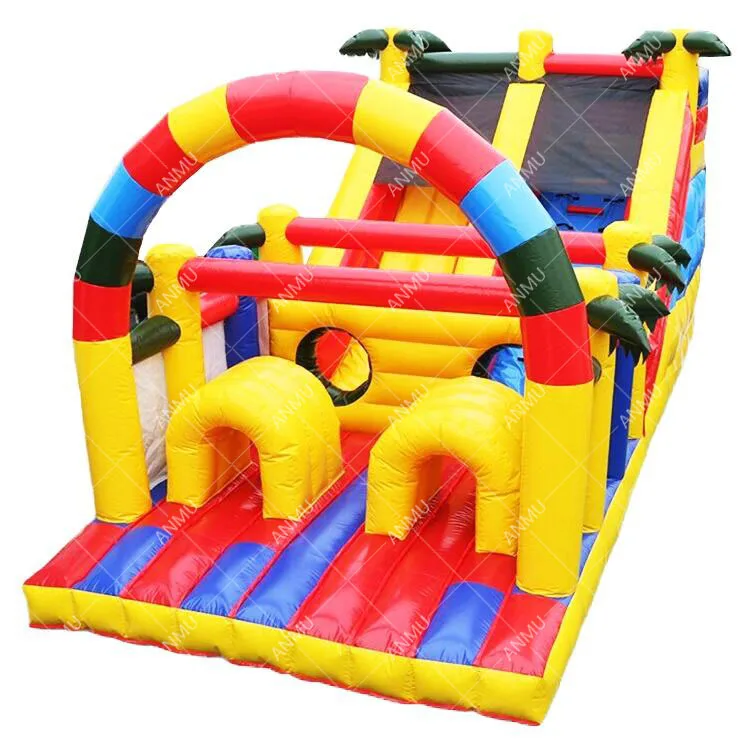 Customized Inflatable Jumping Obstacle Bounce Game/outdoor Obstacle