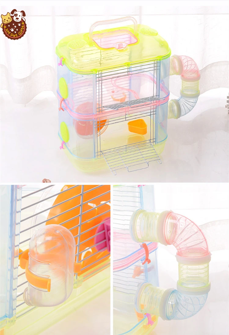 Luxury Hamster Cages - ODM Double Crystal Clear Design