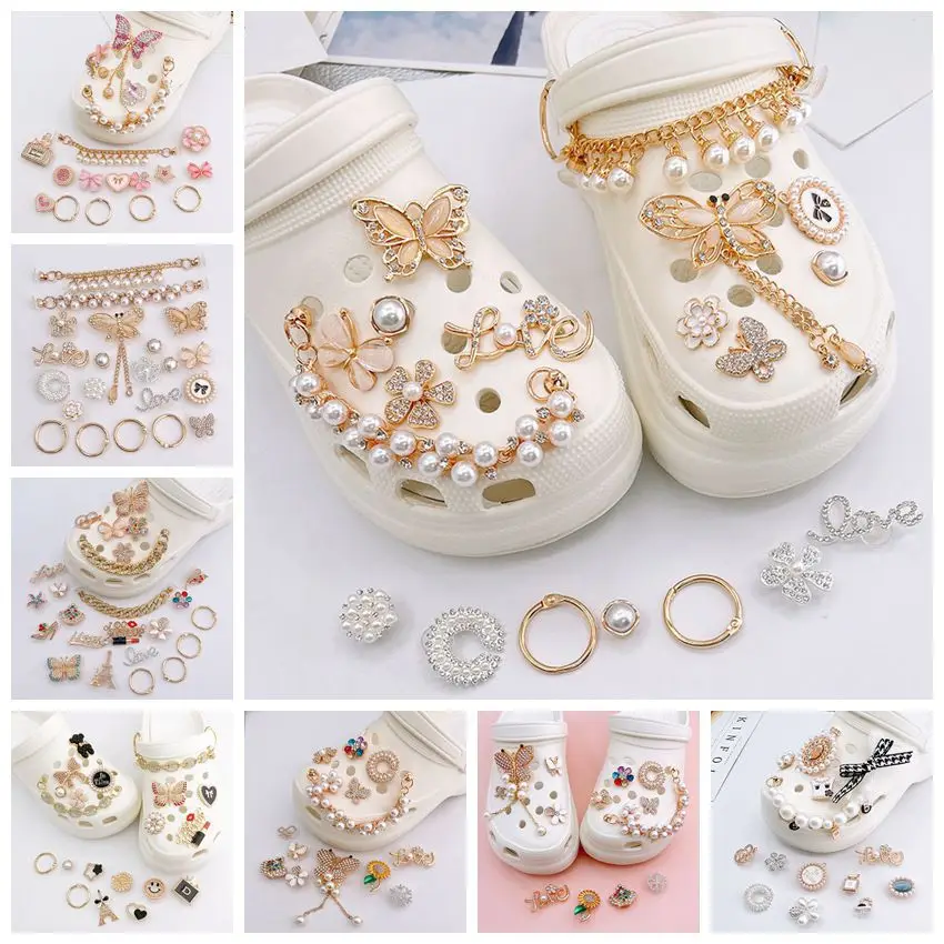  Bling Croc Charms Shoes Charms Luxury Shoe Accessories