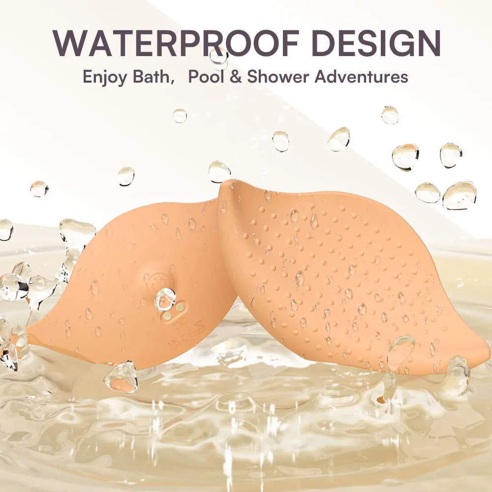 Vendita calda APP Cuscinetti per capezzoli elettrici Vibratore Prodotti per adulti Giocattoli per adulti 9 Modalità di vibrazione Massaggio Seno Giocattoli sessuali Vibratore per il seno_voghion.com