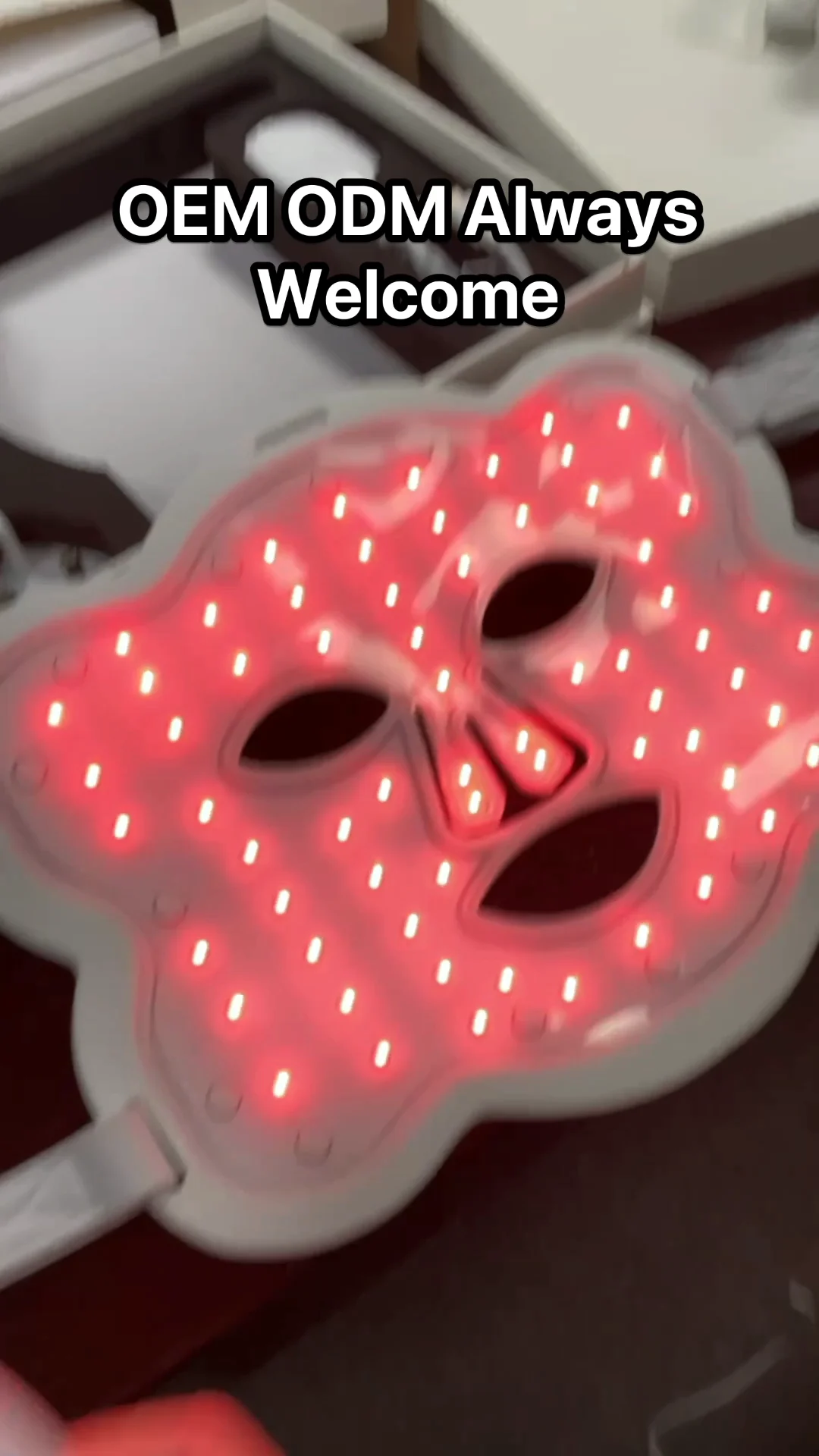 Light Therapy Led Facial Masks Beauty Soft Silicone Infrared Red