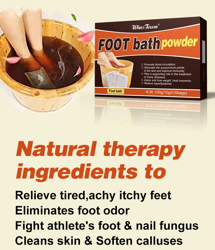 Китайский поставщик травяной порошок для массажа ног полынь