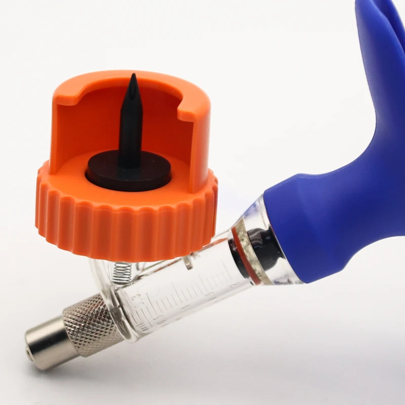 0.1-2ML Automatic Veterinary Vaccine Syringe Automatic Syringe With Four Medicine Bottle Holders