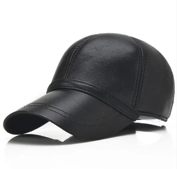 sheepskin baseball cap