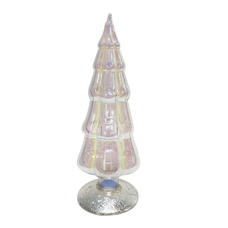 Modern vintage target red hand blown glass Christmas tree for sale manufacture