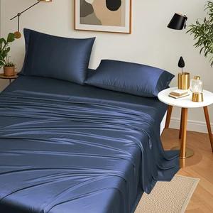 Soft Breathable 100% Bamboo Sheets Deep Pocket Bedding Sheets Luxury Home 100% Bamboo Duvet Cover Set