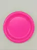 hot pink 7inch paper plate *10pcs