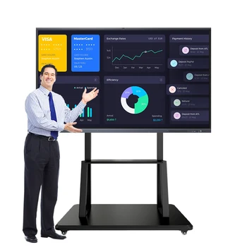 Educational Meeting Equipment Interactive Whiteboard Panel Touch Screen 4k Smart Digital Board