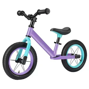 10-Inch Carbon Steel Balance Bicycle for Kids Featuring Eva Wheel