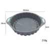Two-tone Scalloped Edge Round Silicone Cake Pan