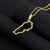 Gold hollow necklace