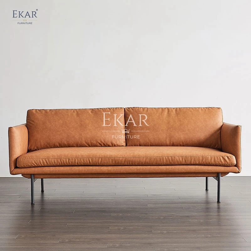 product new design ekar imported russian larch and oil wax leather living room sofa-65