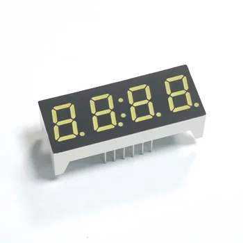 0.4 Inch 4 Digit White Light 7 Segment LED Display for Power Supply Indicators Smart Home Devices With Low Power Consumption