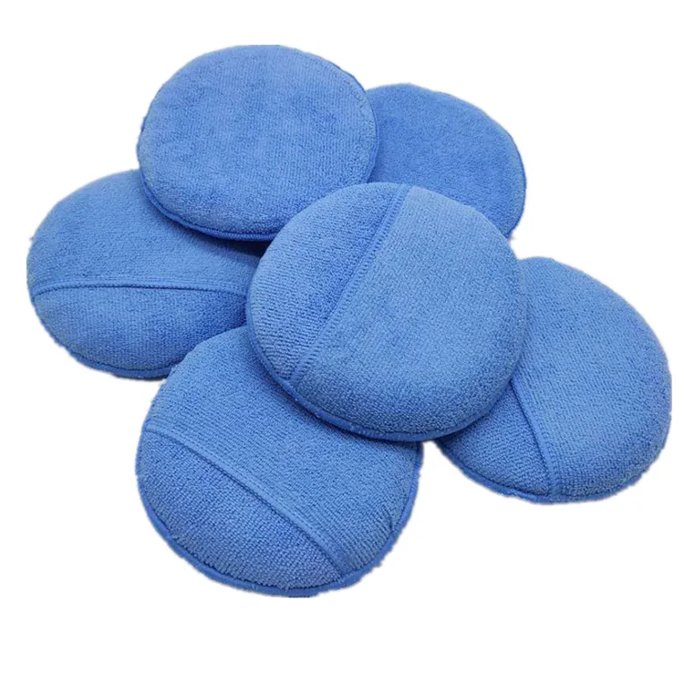 Губка автомобильная из микрофибры для нанесения воска