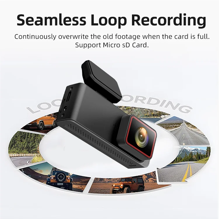 Dual Lens Vehicle Blackbox Dvr User Manual 2.89 Inches IPS LCD 2 Channel 2160P+1080P Black Box F1.8 with WIFI App for Agent details