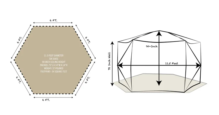 YumuQ All Seasons Portable Instant Easy Setup Pop up Alvantor Dome Starry Screen House Outdoor Camping Hub Tent