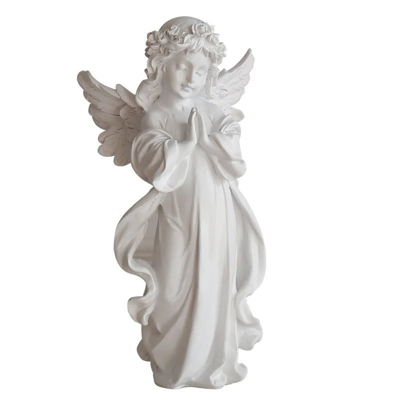 Cheap Mini Resin Praying Angel Figurine