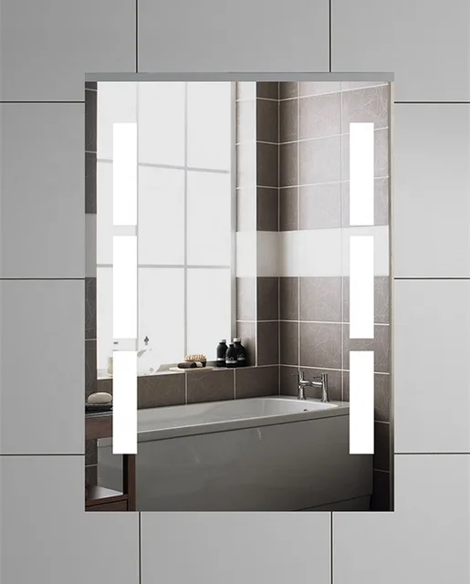 2024 modern wall mounted Illuminated anti fog bathroom smart LED mirror