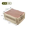 Medium [Beige] with wooden lid