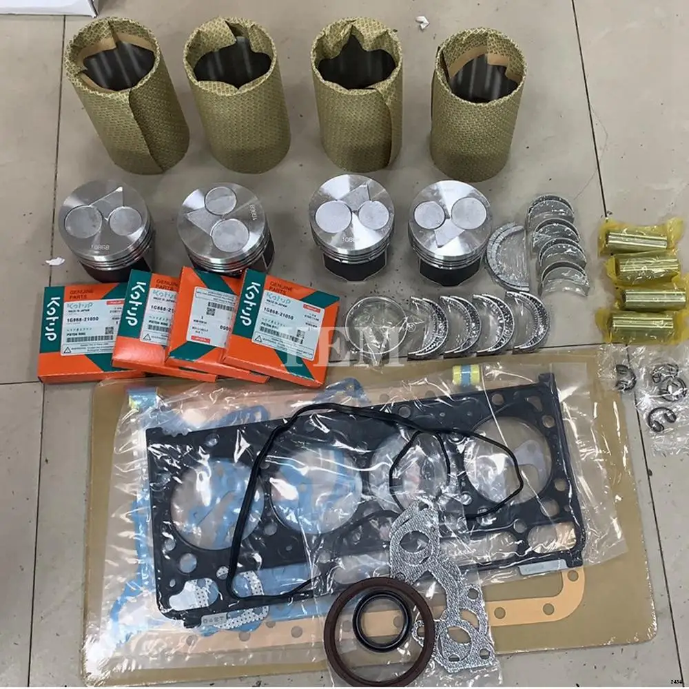 Original Factory Quality OEM V2203 Engine Repair Kit With Cylinder Piston Rings Liner Gaskets Bearings for Kubota