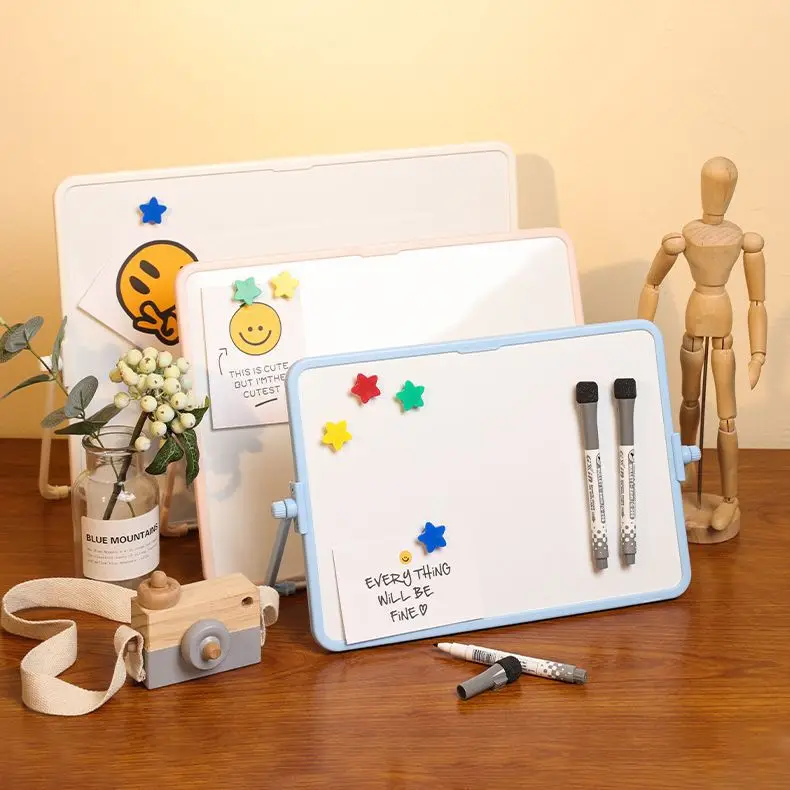 Portable Mini Double-Sided Magnetic Double Side Whiteboard Dry