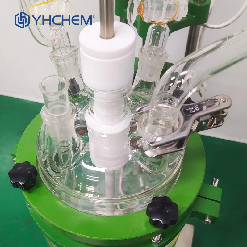 5 Liter Lab Pilot Scale Reactor Glass Bioreactor