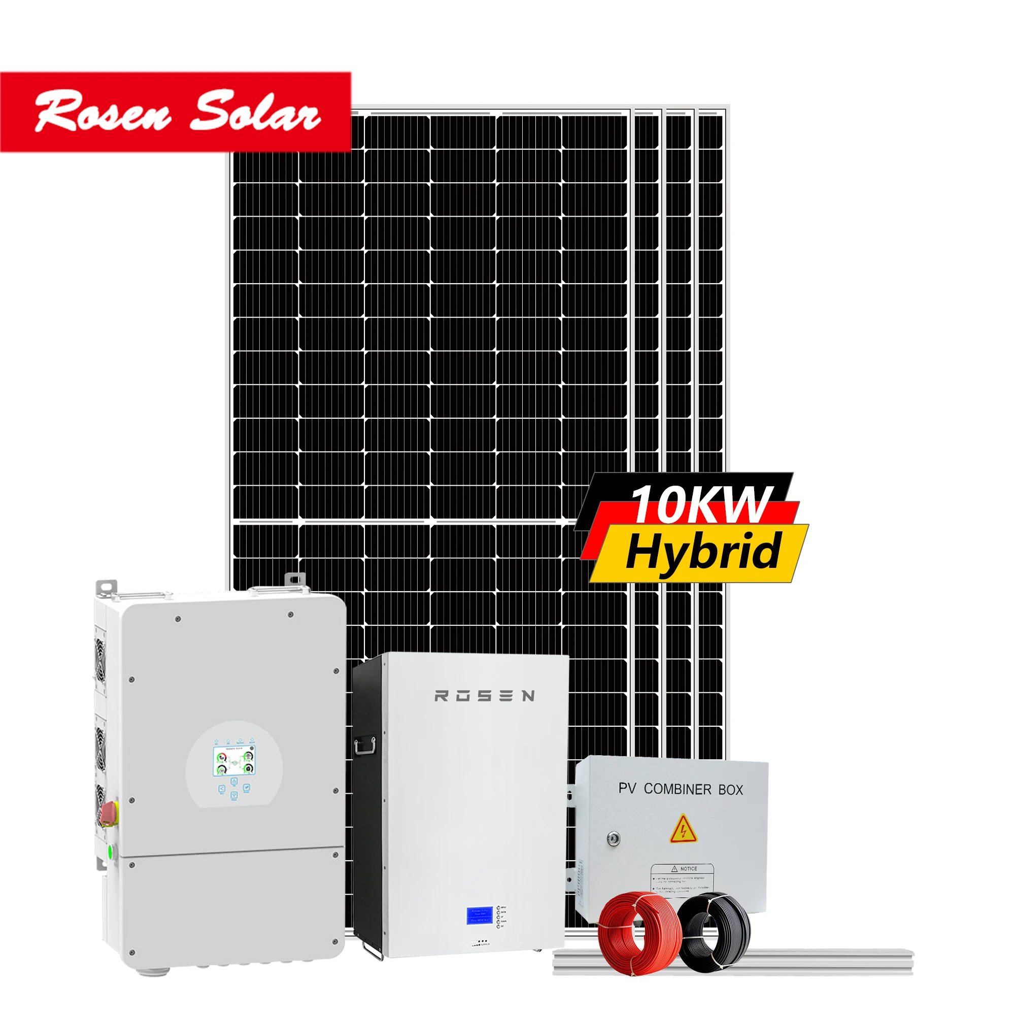 Solar Inverter System 10kw 15kw 20kw Hybrid For Home Energy Installation