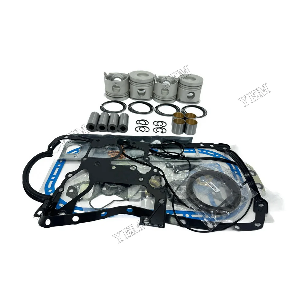For Isuzu 4JA1 Rebuild Kit With Piston Ring Gaskets Diesel Engine Spare Parts 2