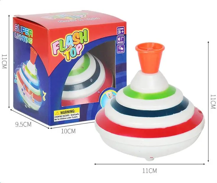 
Лидер продаж, игрушка-Спиннер со светодиодной подсветкой и музыкой, ручная игрушка-Спиннер с гироскопом, подарок для детей 