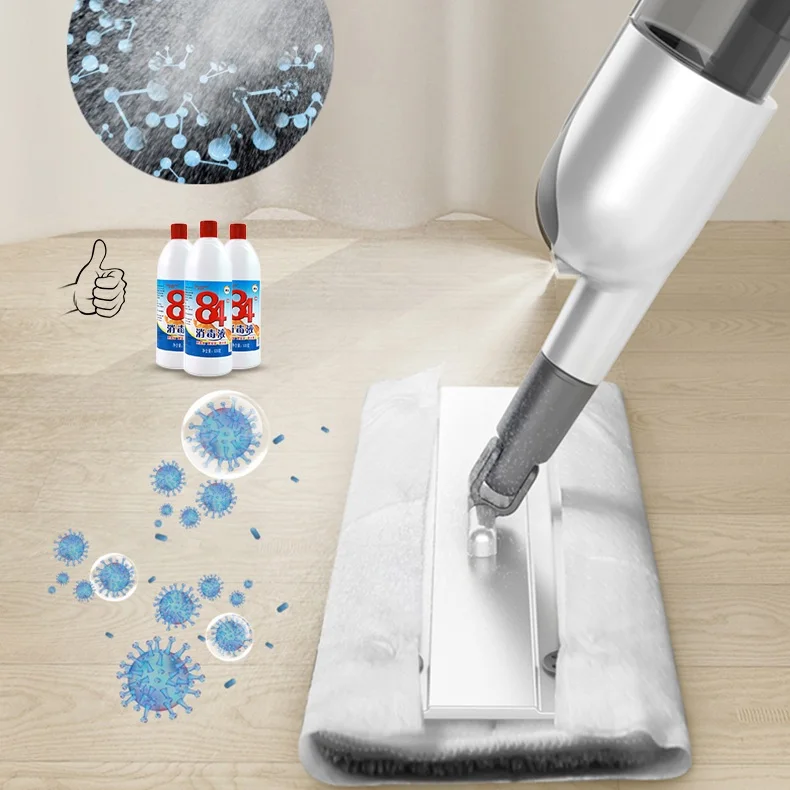 Automatic Water Spray Mop with Disposable Pads Non-woven Fabric Wipes for Floor Cleaning Mops
