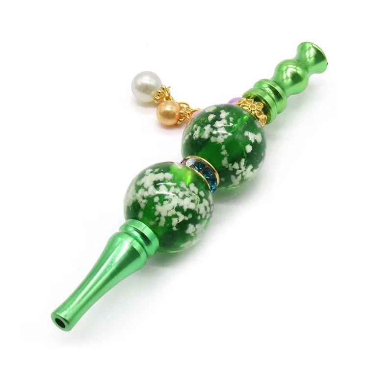 Wholesale Multi-Color Luminous Mouthpiece Glow-in-the-Dark Shisha Hookah Cigarette Holder Filter Lighters for Smoking