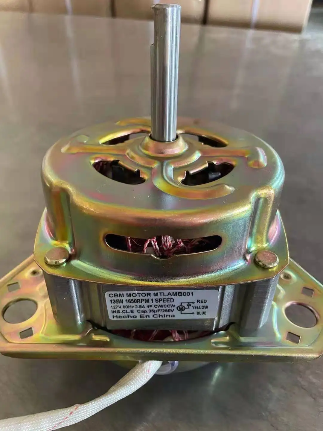 Aluminum Wire High Quality CBM Wash Spin Twin Tub Motor for Washing Machine