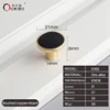 6906-knob Brushed copper+black