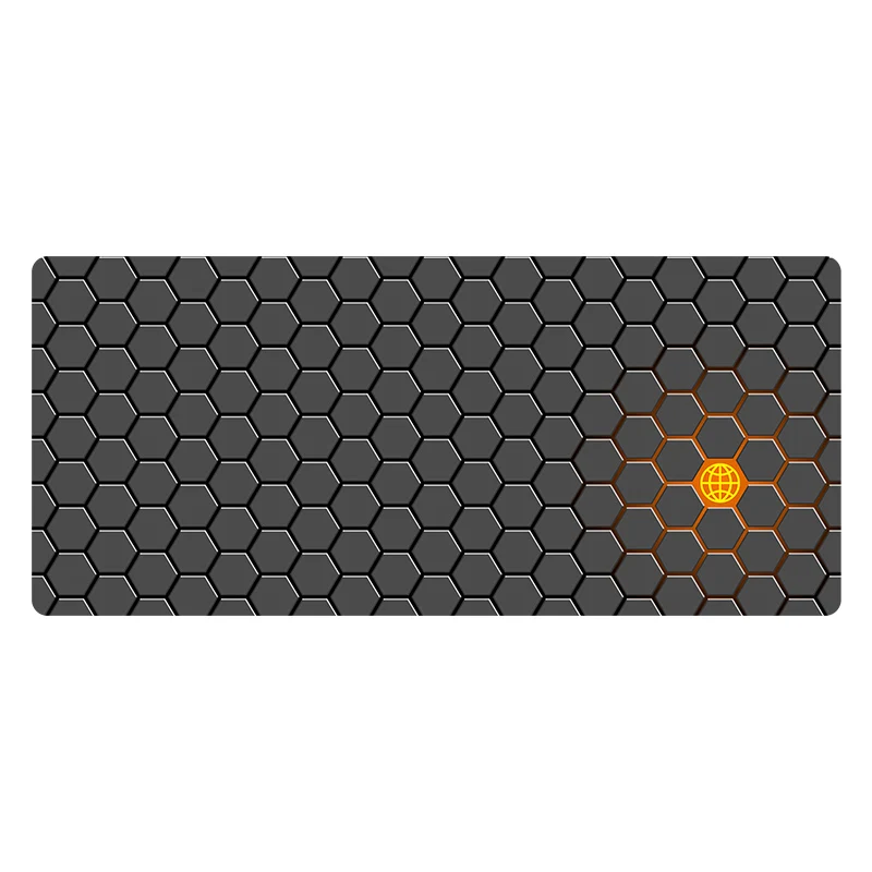 XXL 90x40 cm black and white large mousepad computer gamer office stitched edge keyboard desk mat washable non-slip