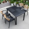 4 chair+120*80cm table