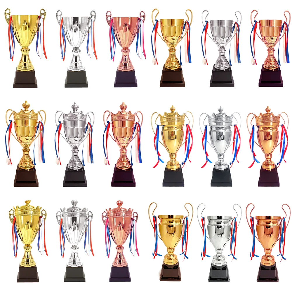 Yiwu Collection Metal Cup and Plastic Stem Trofeo Medaglia E Targhe Trophy Tennis Davis Cup Cup Winner