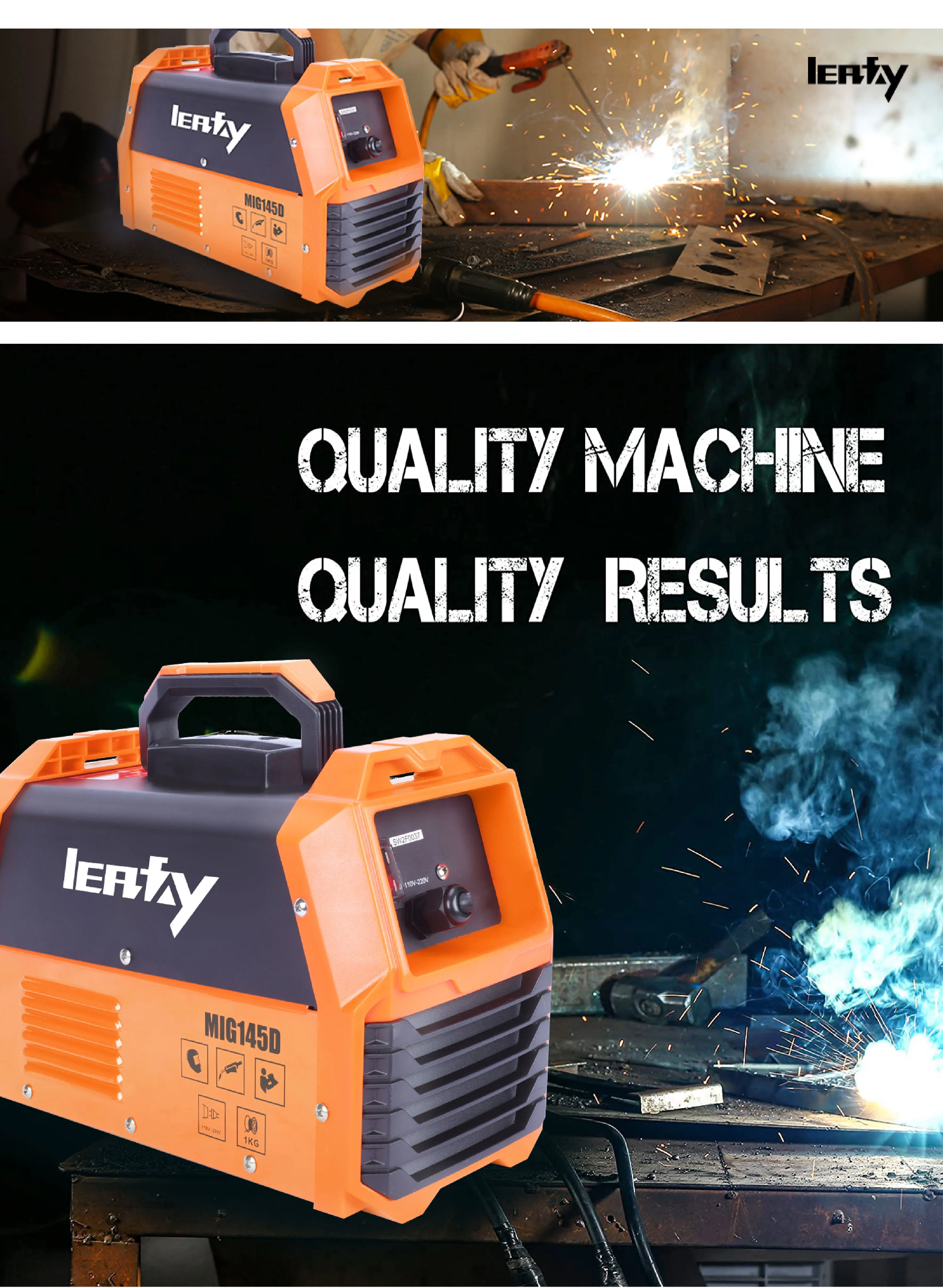 Dual Voltage 110 220v Portable Inverter Welder Multifunction Mig 120a