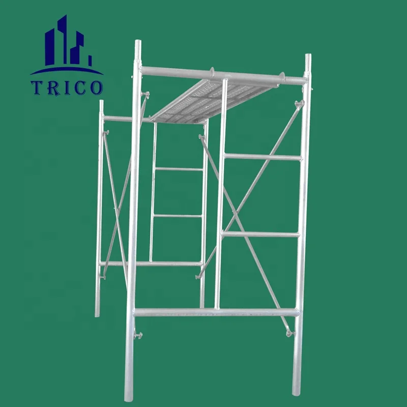 Hebei TRICO Galvanizing Scaffolding Frame Ladder Scaffolding Frame For Building Construction