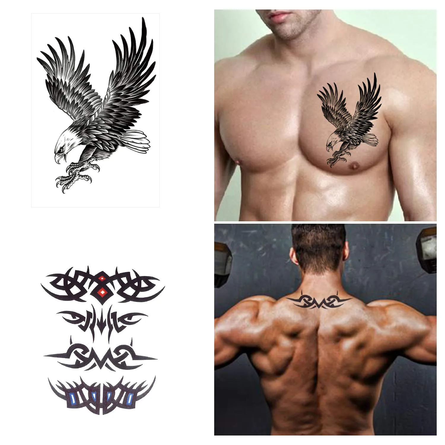 The best chest and shoulder tattoo for men for sale with low price and free  shipping  on AliExpress