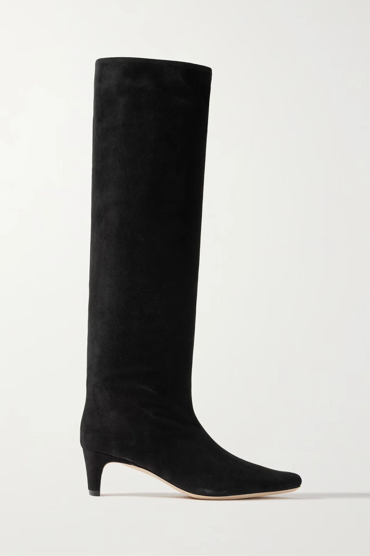 New Style Suede Leather Winter Ladies Boots Square Toe Low Kitten Heel Boots Women Shoes Knee-high - Image 3