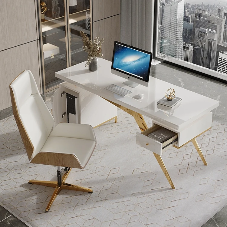 Роскошный стол для дома и офиса, современный дизайн, компьютерные столы, игровой или учебный стол, мебель для учебы