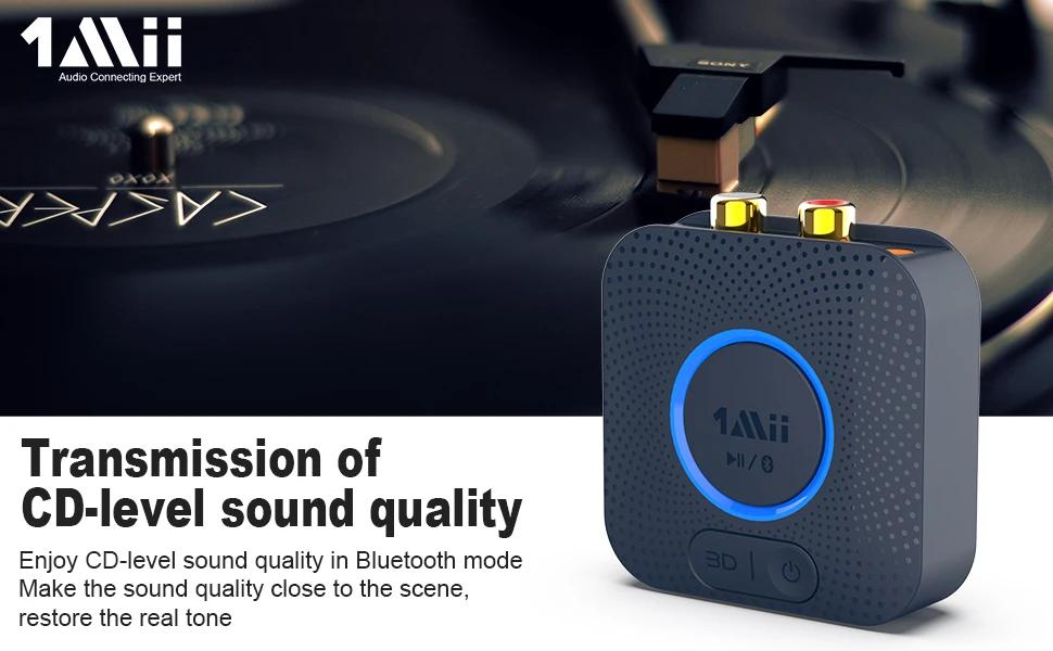 Qcc3034 Hifi Bluetooth Audio Receiver 3.5mm/rca Outputs,Aptx Low