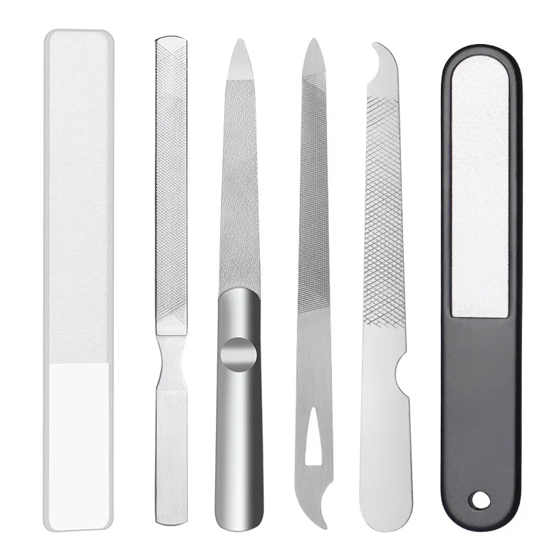 Original Factory Nail File and Buffer Mini Professional Black Nail Files Custom
