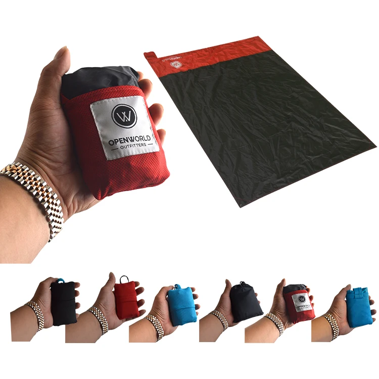 
 Складной нейлоновый большой наружный Карманный водонепроницаемый песостойкий пляжный коврик для кемпинга  